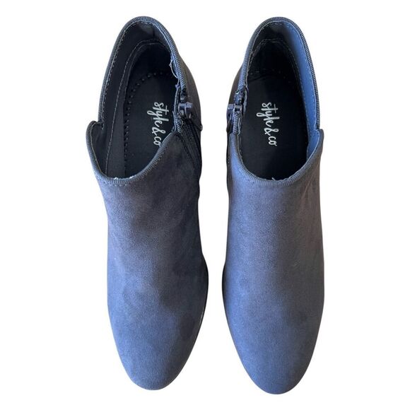 Style & Co -  Grey Fashion Ankle Bootie - Wiley F1 - Women’s Size 6.5 - Picture 4 of 10